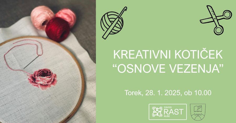 Kreativni kotiček "Osnove vezenja"